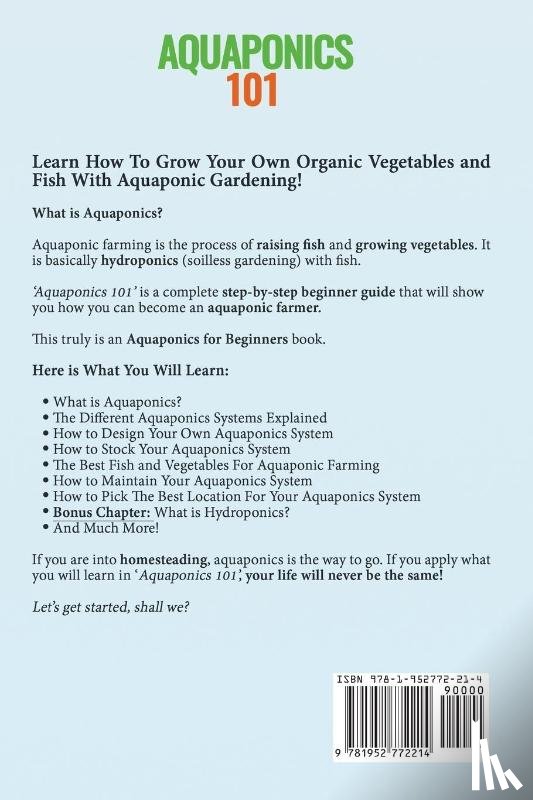 Rosenthal, Tommy - Aquaponics 101