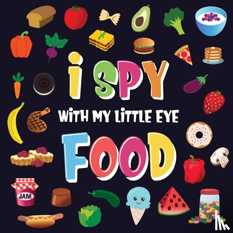 Kids Books, Pamparam - I Spy With My Little Eye - Food