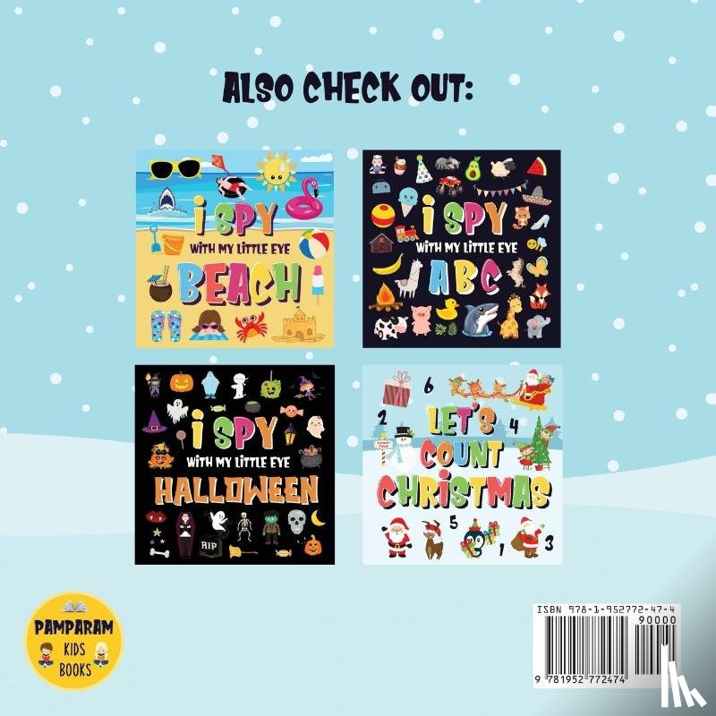 Kids Books, Pamparam - I Spy With My Little Eye - Christmas