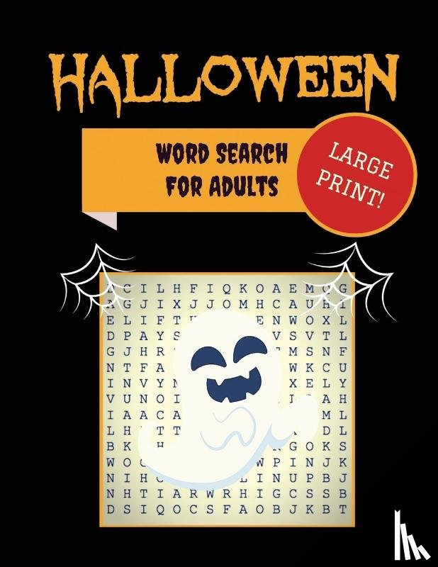 Puzzle Books, Makmak - Large Print Halloween Word Search For Adults