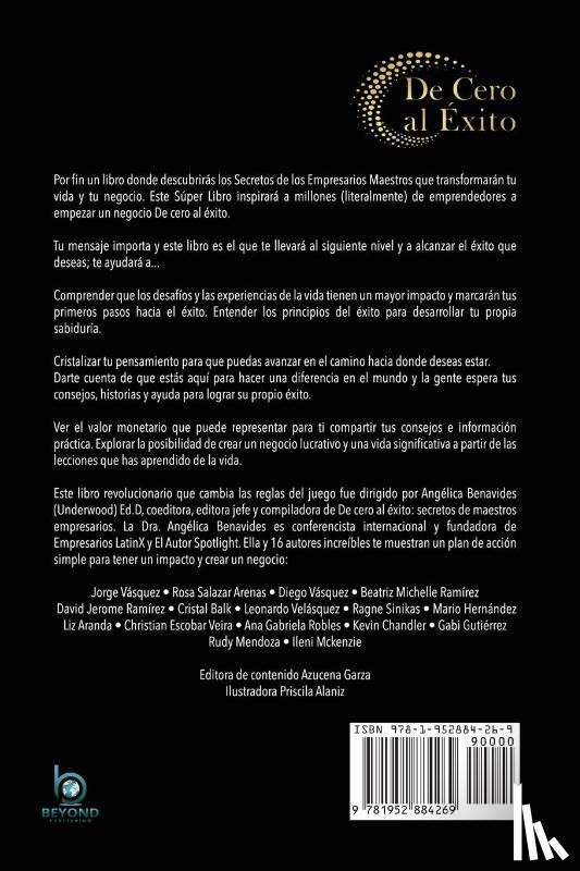 Benavides, Maria A - de Cero Al Exito