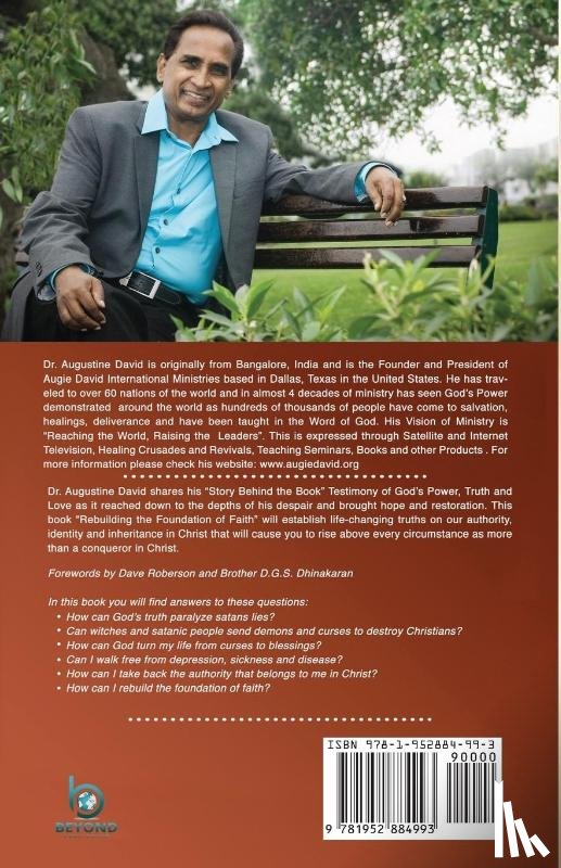 David, Dr Augustine - Rebuilding the Foundation of Faith