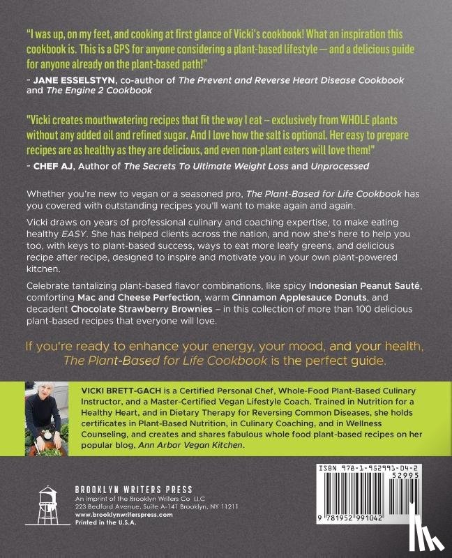 Brett-Gach, Vicki - The Plant-Based for Life Cookbook