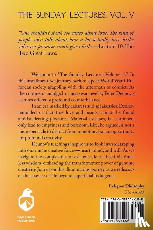 Deunov, Peter - The Sunday Lectures, Vol.V