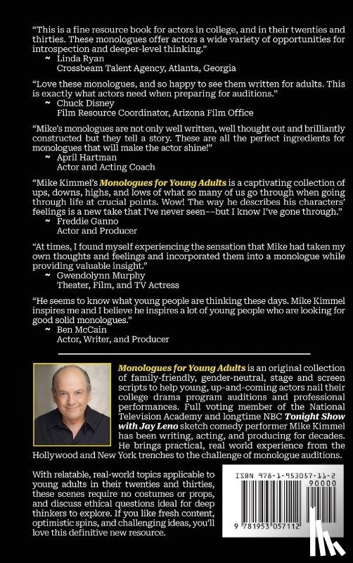 Kimmel, Mike - Monologues for Young Adults
