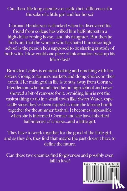 Gussman, Jessie - Just a Cowboy's Enemy (Sweet western Christian romance book 3) (Flyboys of Sweet Briar Ranch in North Dakota) Large Print Edition