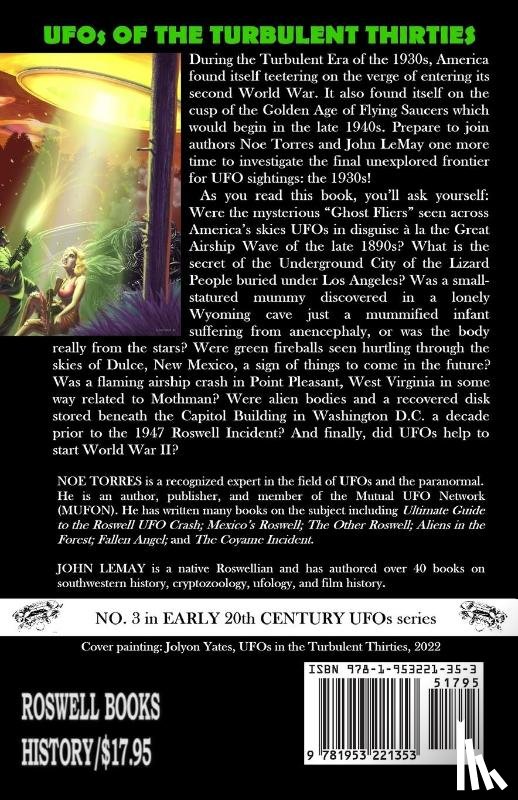 Torres, Noe, Lemay, John - UFOs of the Turbulent 1930s