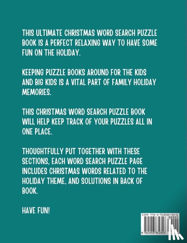 Michaels, Aimee - Christmas Word Search For Kids