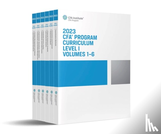 CFA Institute - 2023 CFA Program Curriculum Level I Box Set
