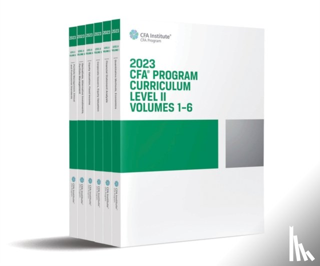 CFA Institute - 2023 CFA Program Curriculum Level II Box Set