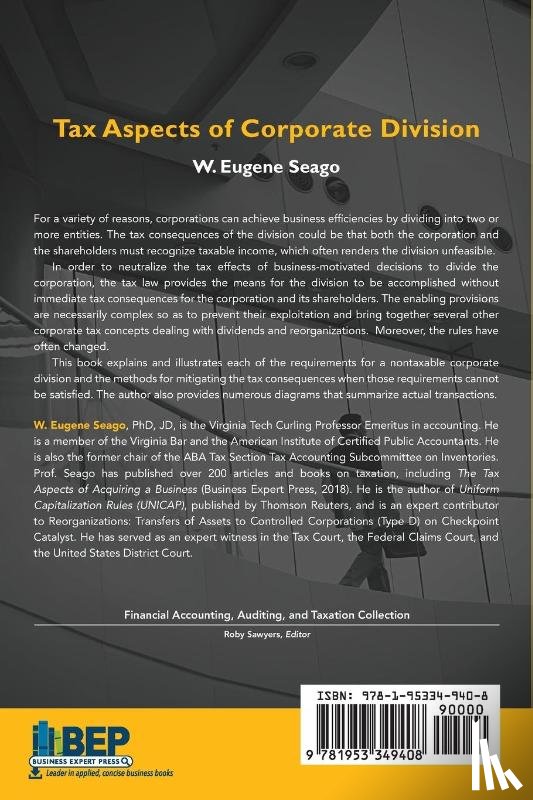 Seago, W. Eugene - Tax Aspects of Corporate Division
