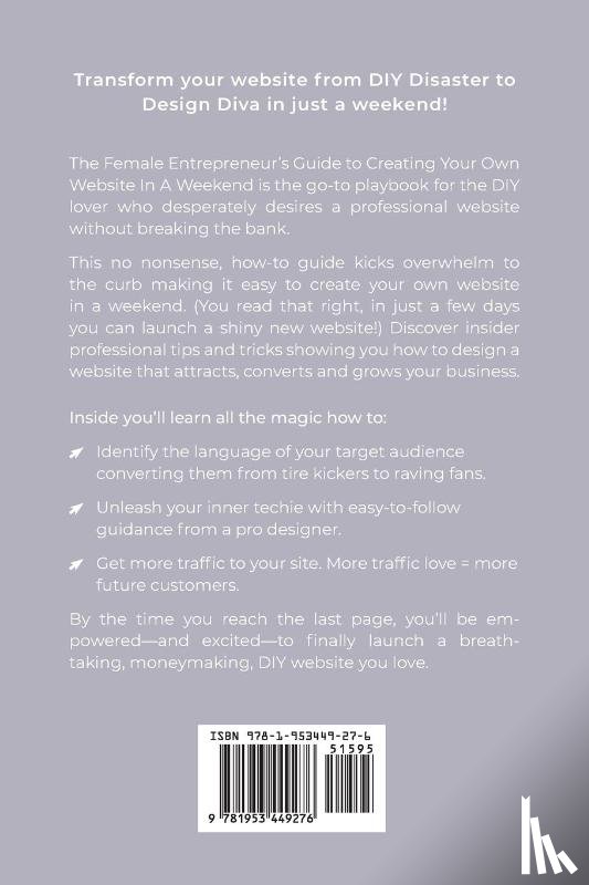 Bowen, Ruthann - The Female Entrepreneur's Guide to Creating Your Own Website in a Weekend