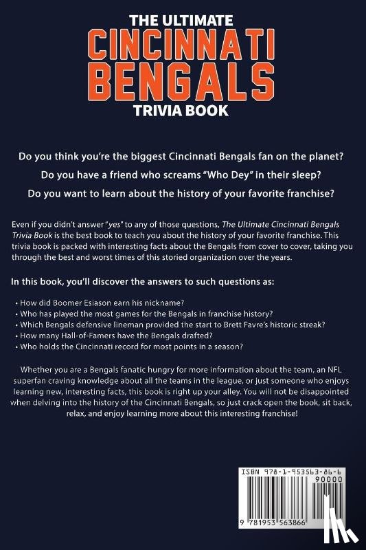 Ray Walker, Walker - The Ultimate Cincinnati Bengals Trivia Book