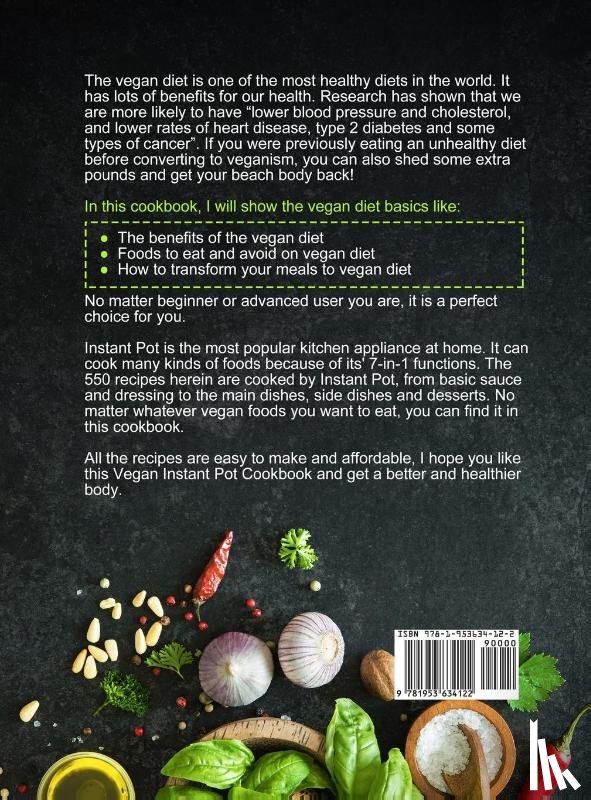 Benjamin, Nartte Benjamin - The Complete Vegan Instant Pot Cookbook