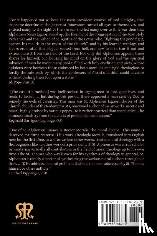 Liguori, St Alphonsus - Moral Theology vol. 2a