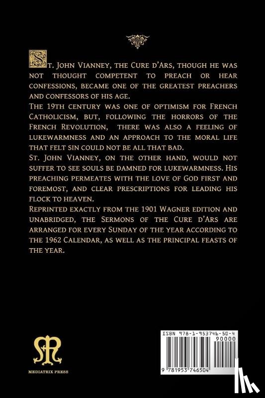 Vianney, St John - Sermons of Cure D'Ares
