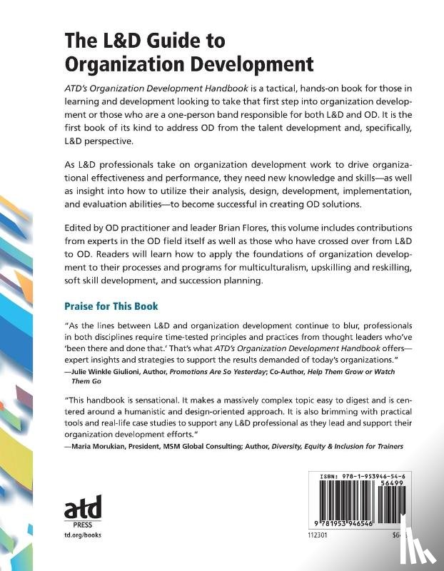 Flores, Brian James - ATD's Organization Development Handbook