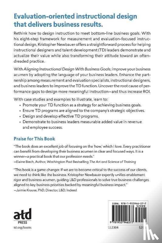 Newbauer, Kristopher - Aligning Instructional Design With Business Results