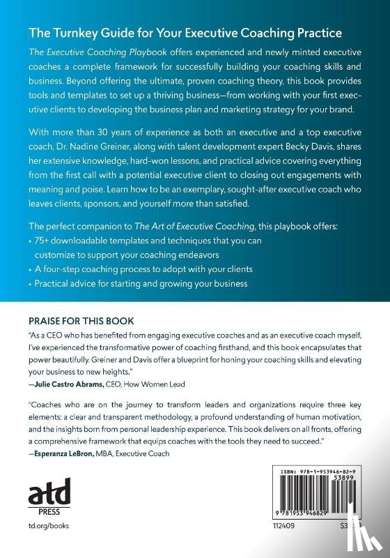 Greiner, Nadine, Davis, Becky - The Executive Coaching Playbook