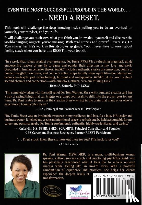 Warner, Toni - The Reset, A High Achiever's Guide to Freedom and Fulfillment