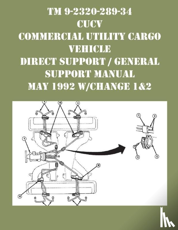 US Army - TM 9-2320-289-34 CUCV Commercial Utility Cargo Vehicle Direct Support / General Support Manual May 1992 w/Change 1&2