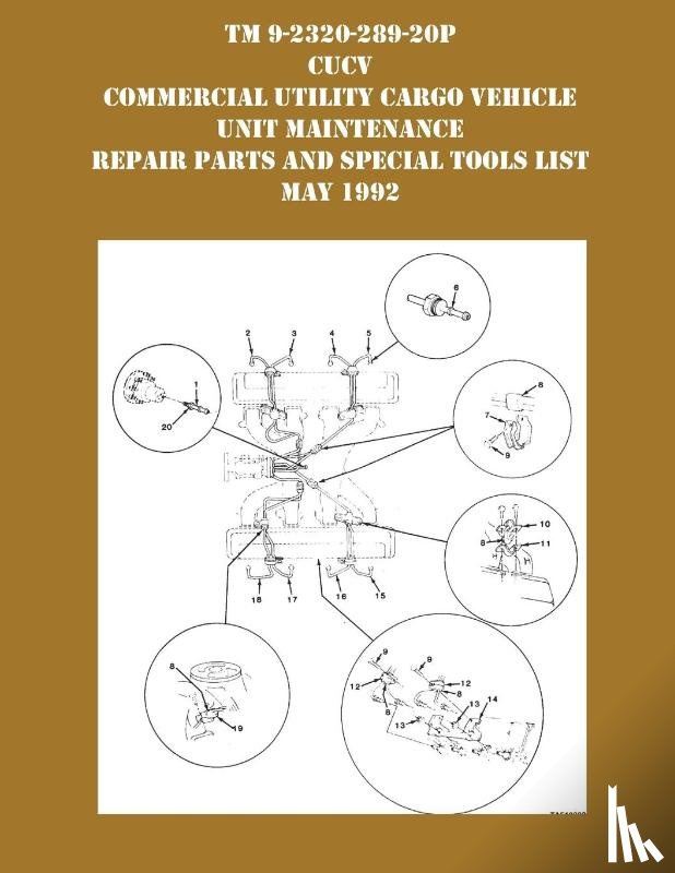US Army - TM 9-230-289-20P CUCV Commercial Utility Cargo Vehicle Unit Maintenance Repair Parts and Special Tools List May 1992