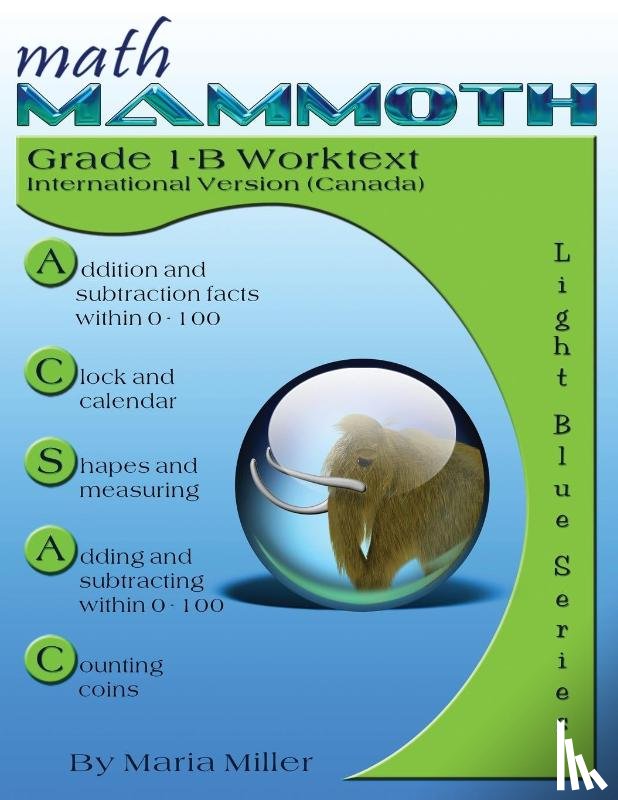 Miller, Maria - Math Mammoth Grade 1-B Worktext, International Version (Canada)