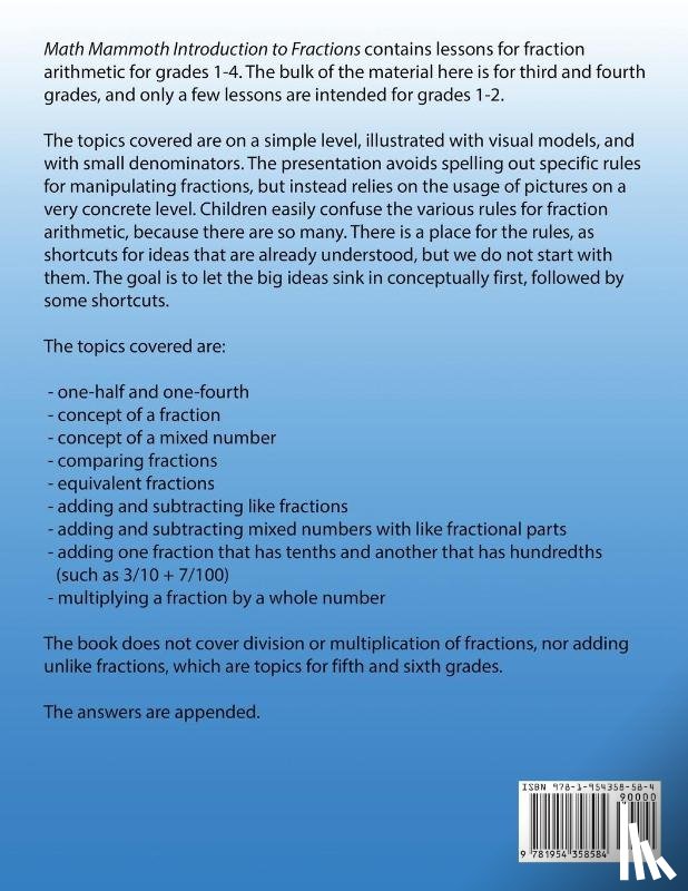 Miller, Maria - Math Mammoth Introduction to Fractions