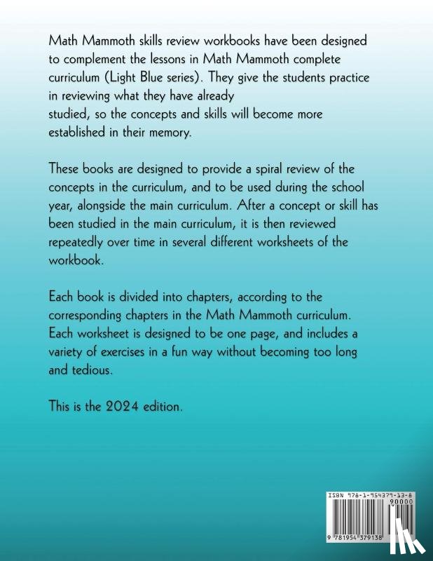 Miller, Maria - Math Mammoth Grade 3 Skills Review Workbook