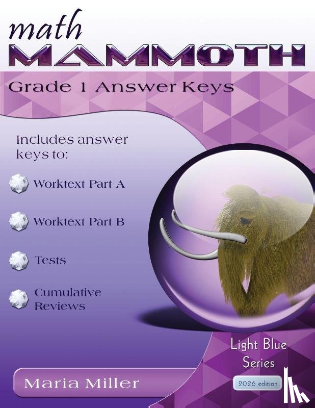 Miller, Maria - Math Mammoth Grade 1 Answer Keys