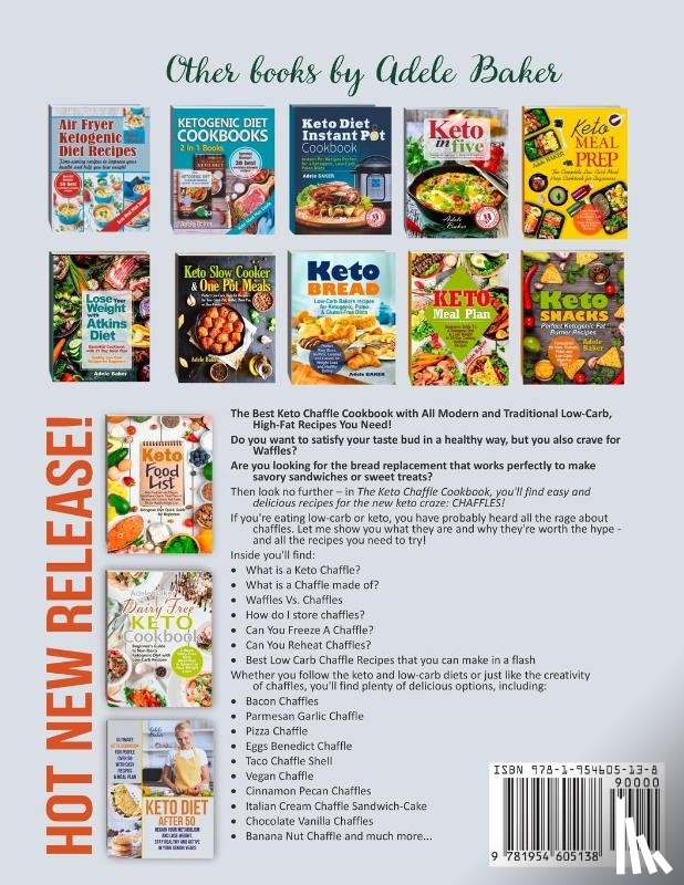Baker, Adele - The Keto Chaffle Cookbook
