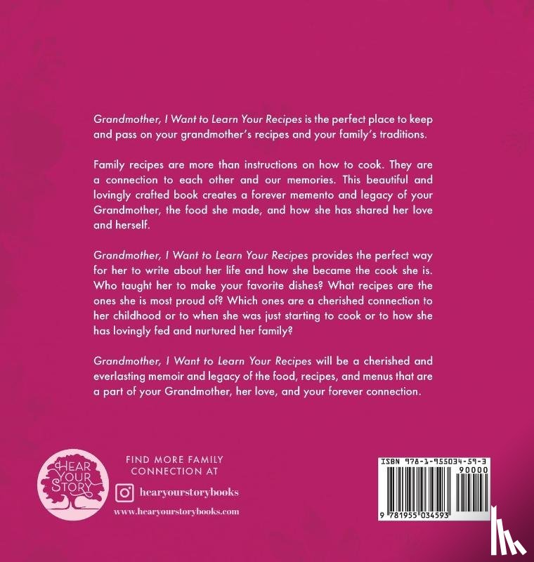 Mason, Jeffrey, Hear Your Story - Grandmother, I Want to Learn Your Recipes