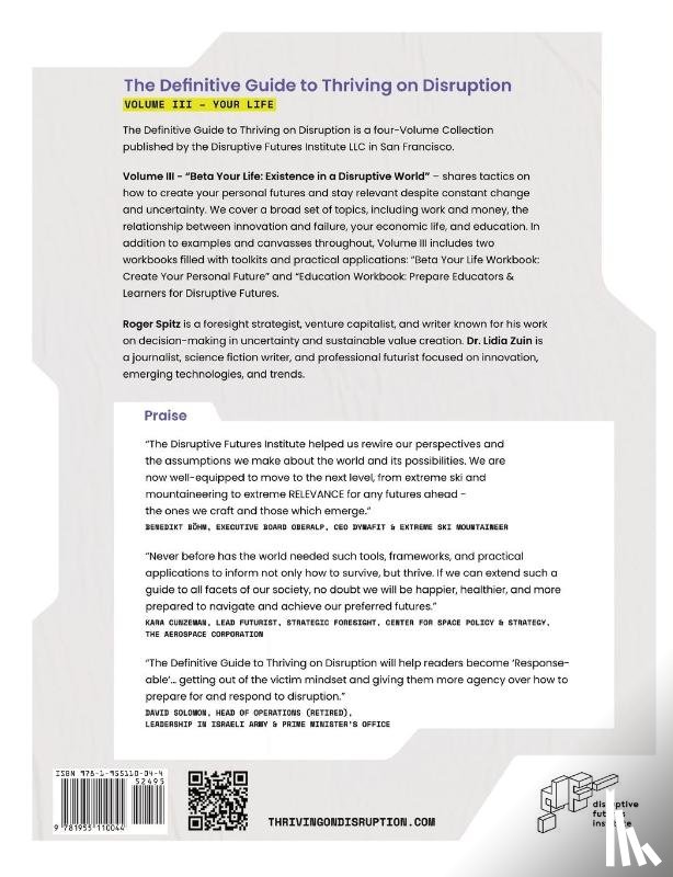 Spitz, Roger, Zuin, Lidia - The Definitive Guide to Thriving on Disruption