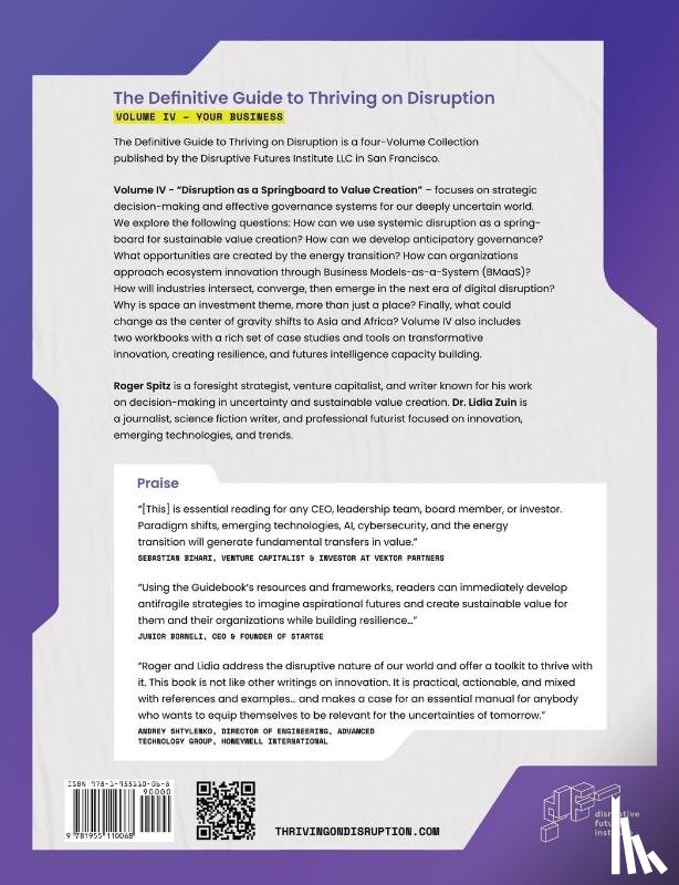 Spitz, Roger, Zuin, Lidia - The Definitive Guide to Thriving on Disruption