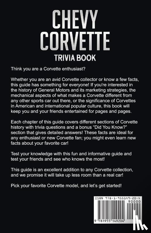 Collins, Seth - Chevy Corvette Trivia Book