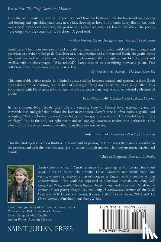 Carey, Sarah - The Grief Committee Minutes