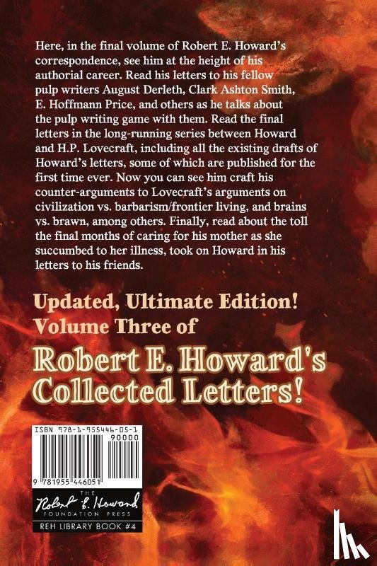 Howard, Robert E - The Collected Letters of Robert E. Howard, Volume 3