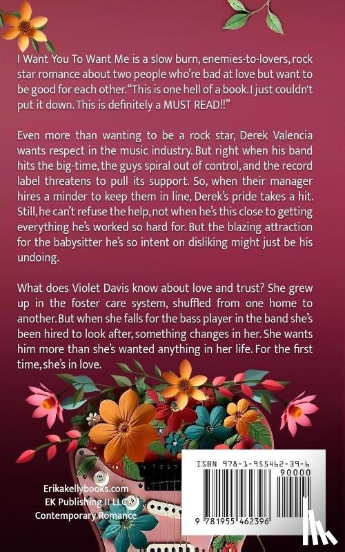 Kelly, Erika - I Want You To Want Me (Alternate Special Edition Cover Rock Star Romance Book 2)