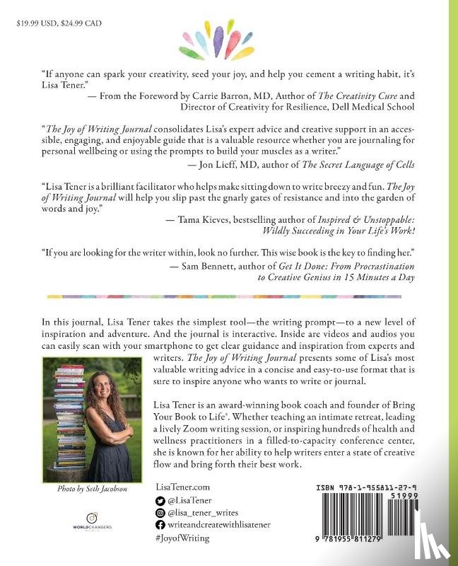 Tener, Lisa - The Joy of Writing Journal
