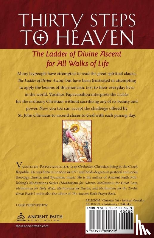 Papavassiliou, Vassilios - Thirty Steps to Heaven Large Print Edition