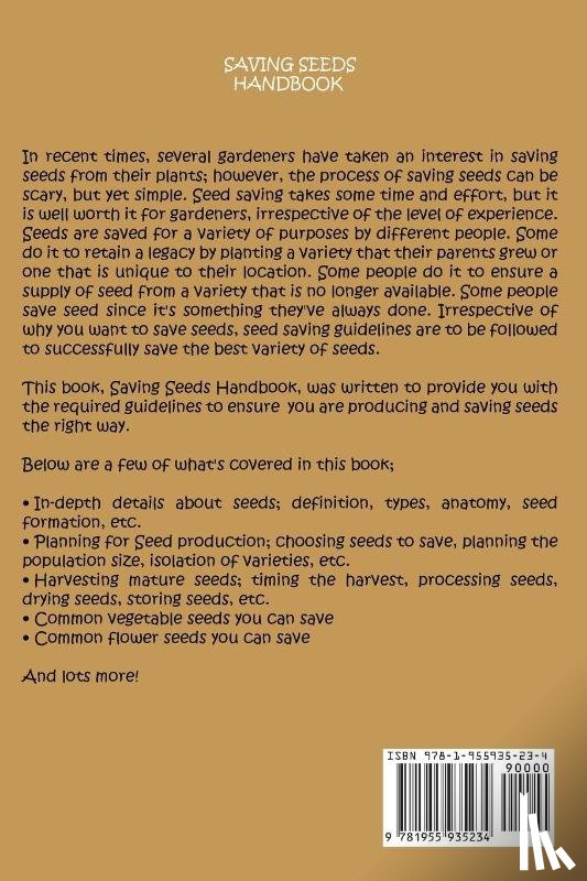 Brooks, Zera - Saving Seeds Handbook