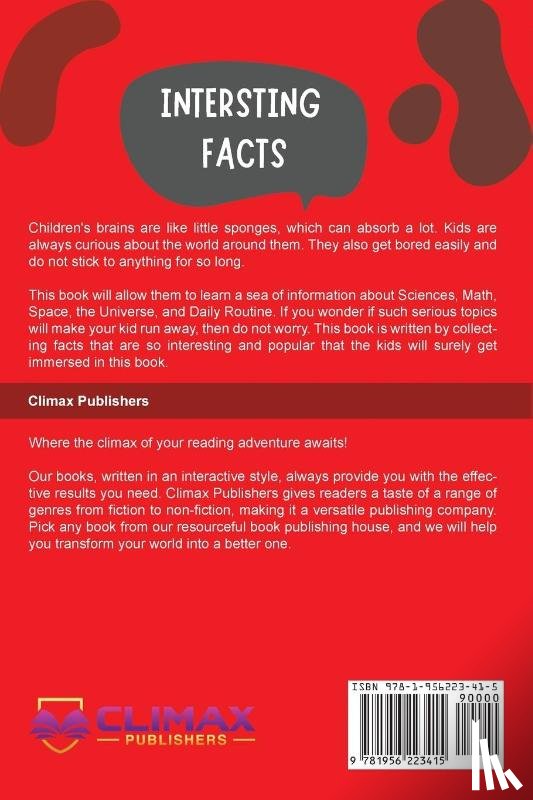 Publishers, Climax, Stephenson, K. - Interesting Facts for Smart Kids Age 6-10