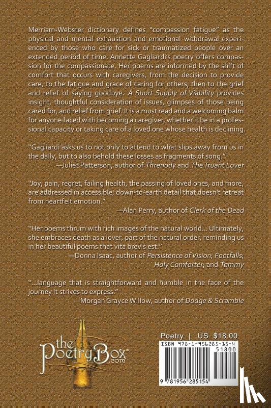 Gagliardi, Annette - A Short Supply of Viability
