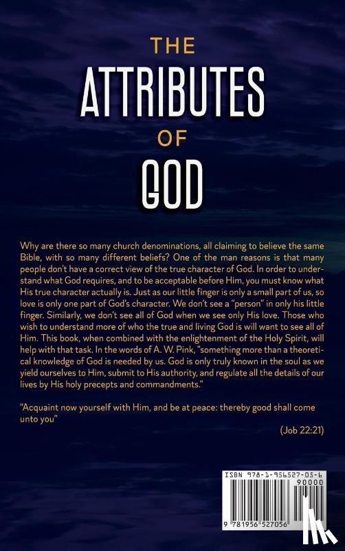 Pink, Arthur W - The Attributes of God