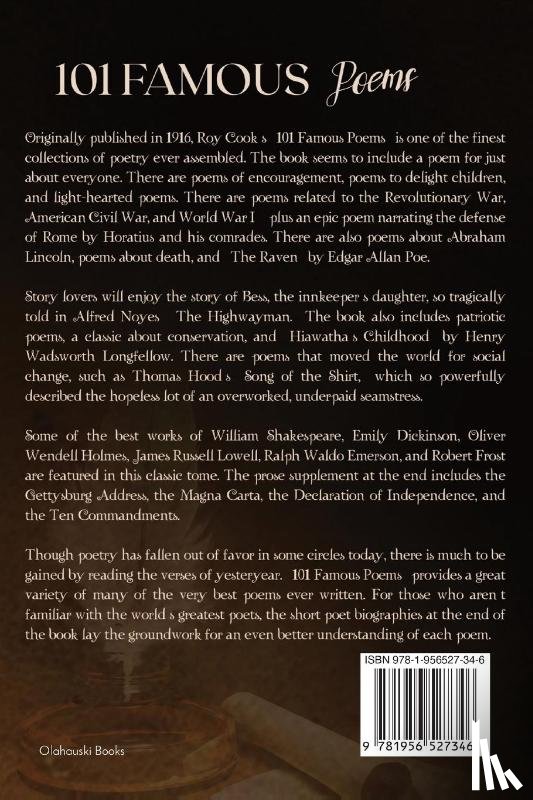 Cook, Roy F - 101 Famous Poems