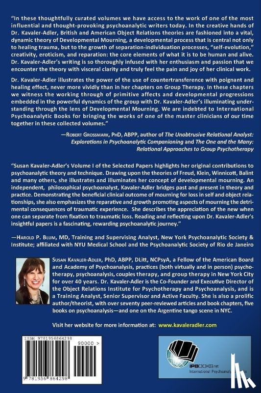 Kavaler-Adler, Susan - SELECTED PAPERS BY SUSAN KAVALER-ADLER