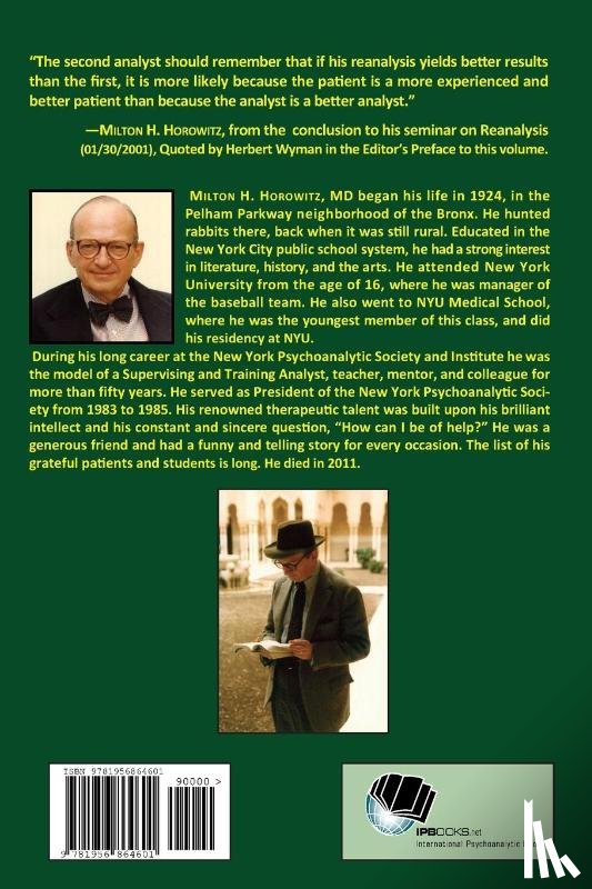 Horowitz, Milton - The Analyst's Analyst