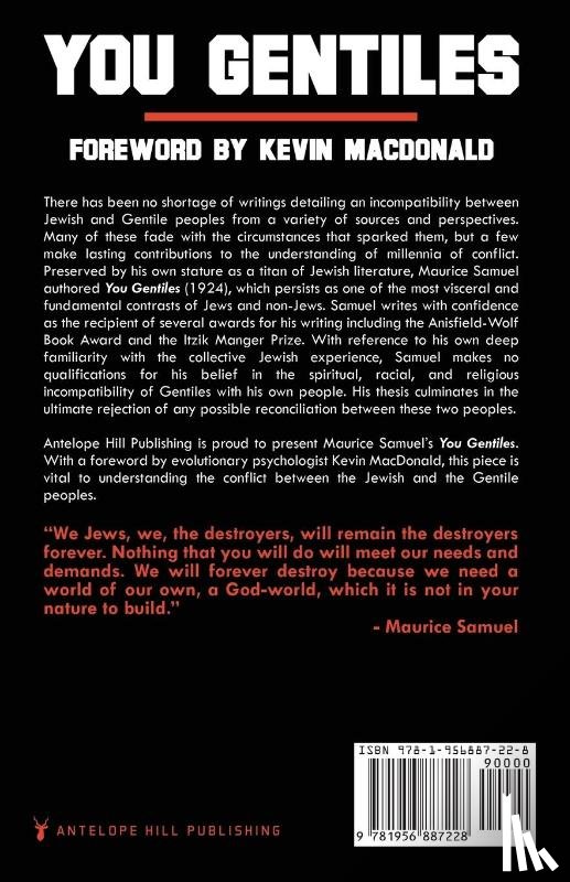 Samuel, Maurice - You Gentiles