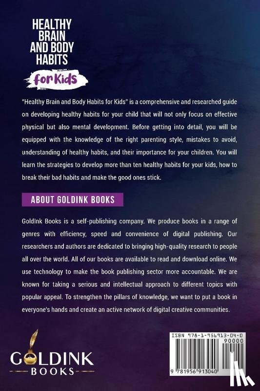 Books, Goldink - Healthy Brain and Body Habits for Kids