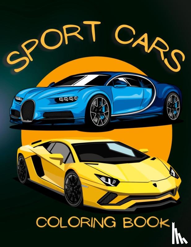 Books, Jam - Sports Car Coloring Book